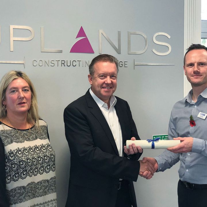 Uplands earns Chartered Building Contractor status