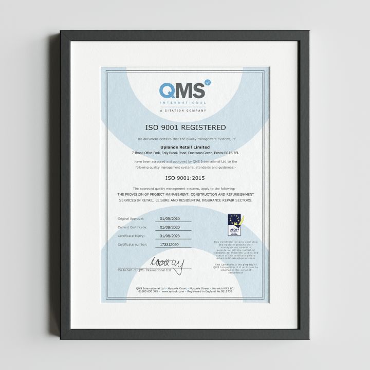 ISO 9001 (Quality) Award